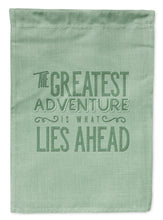Load image into Gallery viewer, Greatest Adventure Lies Ahead Garden Flag - Outdoor Decorative Yard Flag BB5452GF