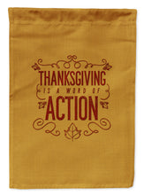 Load image into Gallery viewer, Thanksgiving is Action Garden Flag - Outdoor Decorative Yard Flag BB5458GF