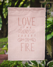 Load image into Gallery viewer, Love is a Friendship Garden Flag - Outdoor Decorative Yard Flag BB5459GF