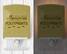 Load image into Gallery viewer, Take Memories Leave Footprints Ceramic Night Light BB5464CNL