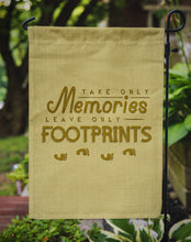 Load image into Gallery viewer, Take Memories Leave Footprints Garden Flag - Outdoor Decorative Yard Flag BB5464GF