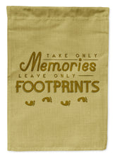 Load image into Gallery viewer, Take Memories Leave Footprints Garden Flag - Outdoor Decorative Yard Flag BB5464GF
