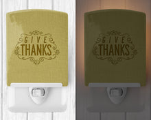 Load image into Gallery viewer, Give Thanks Ceramic Night Light BB5469CNL