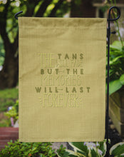 Load image into Gallery viewer, Tans Will Fade Memories Last Garden Flag - Outdoor Decorative Yard Flag BB5471GF