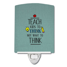 Load image into Gallery viewer, Teach Kis to Think Teacher Ceramic Night Light BB5475CNL
