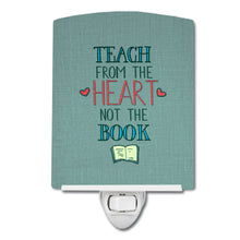 Load image into Gallery viewer, Teach from the Heart Teacher Ceramic Night Light BB5476CNL