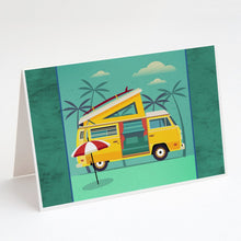 Load image into Gallery viewer, Greatest Adventure Camper Van Greeting Cards -  Blank Note Cards – 8-Pack of Artist-Designed Cards with Envelopes