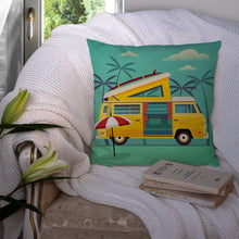 Load image into Gallery viewer, Greatest Adventure Camper Van Throw Pillow - 14x14 Decorative Pillow – Art for Your Home &amp; Patio BB5477PW1414