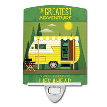 Load image into Gallery viewer, Greatest Adventure Retro Camper Ceramic Night Light BB5478CNL