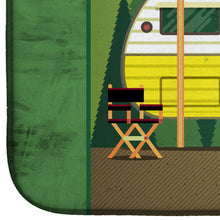 Load image into Gallery viewer, Greatest Adventure Retro Camper Dish Drying Mat – Absorbent, Artistic Kitchen Essentials BB5478DDM