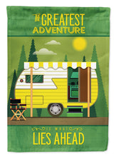 Load image into Gallery viewer, Greatest Adventure Retro Camper Garden Flag - Outdoor Decorative Yard Flag BB5478GF