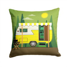Load image into Gallery viewer, Greatest Adventure Retro Camper Throw Pillow - 14x14 Decorative Pillow – Art for Your Home &amp; Patio BB5478PW1414