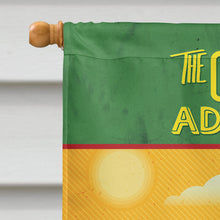 Load image into Gallery viewer, Greatest Adventure Retro Camper Desert Flag Canvas House Size BB5479CHF