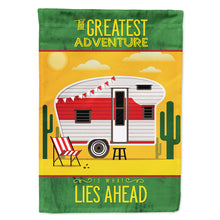 Load image into Gallery viewer, Greatest Adventure Retro Camper Desert Flag Canvas House Size BB5479CHF