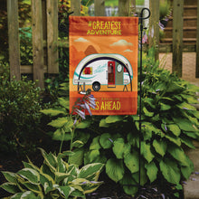 Load image into Gallery viewer, Greatest Adventure New Camper Garden Flag - Outdoor Decorative Yard Flag BB5480GF