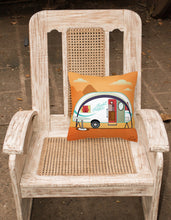 Load image into Gallery viewer, Greatest Adventure New Camper Fabric Decorative Pillow BB5480PW1818
