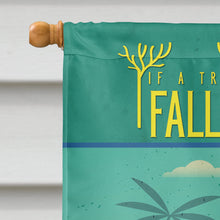 Load image into Gallery viewer, Be in the Woods Camper Van Flag Canvas House Size BB5481CHF