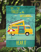 Load image into Gallery viewer, Be in the Woods Camper Van Garden Flag - Outdoor Decorative Yard Flag BB5481GF
