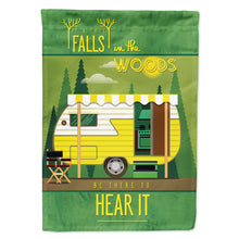 Load image into Gallery viewer, Be in the Woods Retro Camper Flag Canvas House Size BB5482CHF