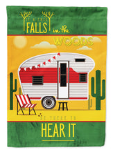 Load image into Gallery viewer, Be in the Woods Retro Camper Desert Garden Flag - Outdoor Decorative Yard Flag BB5483GF