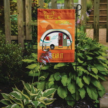 Load image into Gallery viewer, Be in the Woods New Camper Garden Flag - Outdoor Decorative Yard Flag BB5484GF