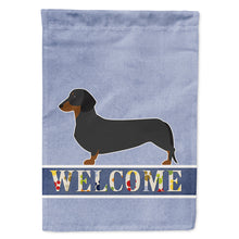 Load image into Gallery viewer, Dachshund Welcome Flag Canvas House Size BB5486CHF
