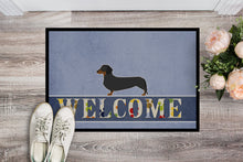 Load image into Gallery viewer, Dachshund Welcome Doormat - 18x27 Decorative Floor Mat – Indoor/Outdoor Rug with Artistic Flair BB5486MAT