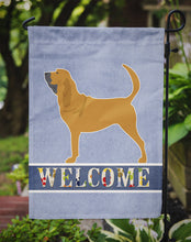 Load image into Gallery viewer, Bloodhound Welcome Garden Flag - Outdoor Decorative Yard Flag BB5488GF