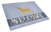 Load image into Gallery viewer, Bloodhound Welcome Glass Cutting Boards – Durable, Decorative Kitchen Art Large BB5488LCB