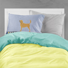 Load image into Gallery viewer, Bloodhound Welcome Fabric Standard Pillowcase – Artistic Decorative Front, White Back BB5488PILLOWCASE