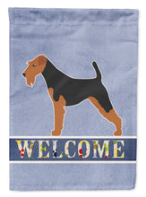 Load image into Gallery viewer, Welsh Terrier Welcome Garden Flag - Outdoor Decorative Yard Flag BB5489GF