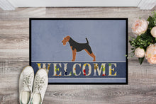 Load image into Gallery viewer, Welsh Terrier Welcome Doormat - 18x27 Decorative Floor Mat – Indoor/Outdoor Rug with Artistic Flair BB5489MAT