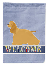 Load image into Gallery viewer, Cocker Spaniel Welcome Garden Flag - Outdoor Decorative Yard Flag BB5490GF