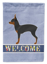 Load image into Gallery viewer, Toy Fox Terrier Welcome Garden Flag - Outdoor Decorative Yard Flag BB5491GF