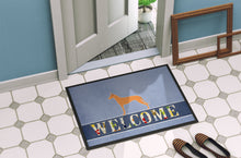 Load image into Gallery viewer, Pharaoh Hound Welcome Doormat - 18x27 Decorative Floor Mat – Indoor/Outdoor Rug with Artistic Flair BB5492MAT
