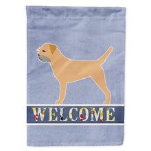 Load image into Gallery viewer, Border Terrier Welcome Flag Canvas House Size BB5493CHF