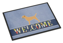 Load image into Gallery viewer, Border Terrier Welcome Doormat - 18x27 Decorative Floor Mat – Indoor/Outdoor Rug with Artistic Flair BB5493MAT
