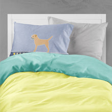 Load image into Gallery viewer, Border Terrier Welcome Fabric Standard Pillowcase – Artistic Decorative Front, White Back BB5493PILLOWCASE