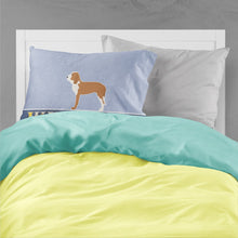 Load image into Gallery viewer, Spanish Hound Welcome Fabric Standard Pillowcase – Artistic Decorative Front, White Back BB5495PILLOWCASE