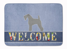 Load image into Gallery viewer, Kerry Blue Terrier Welcome Machine Washable Memory Foam Mat BB5496RUG