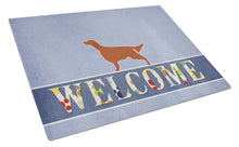 Load image into Gallery viewer, Irish Setter Welcome Glass Cutting Boards – Durable, Decorative Kitchen Art Large BB5497LCB