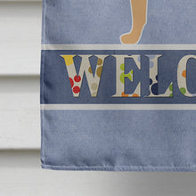 Load image into Gallery viewer, Yellow Labrador Retriever Welcome Flag Canvas House Size BB5501CHF