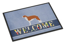 Load image into Gallery viewer, Borzoi Russian Greyhound Welcome Doormat - 18x27 Decorative Floor Mat – Indoor/Outdoor Rug with Artistic Flair BB5503MAT