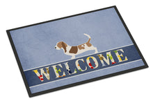 Load image into Gallery viewer, Basset Hound Welcome Doormat - 18x27 Decorative Floor Mat – Indoor/Outdoor Rug with Artistic Flair BB5506MAT