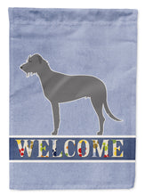 Load image into Gallery viewer, Irish Wolfhound Welcome Garden Flag - Outdoor Decorative Yard Flag BB5507GF