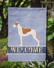 Load image into Gallery viewer, Greyhound Welcome Garden Flag - Outdoor Decorative Yard Flag BB5509GF