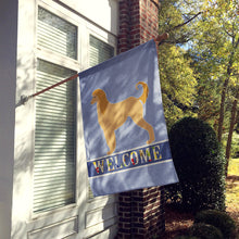 Load image into Gallery viewer, Afghan Hound Welcome Flag Canvas House Size BB5510CHF