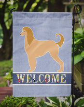 Load image into Gallery viewer, Afghan Hound Welcome Garden Flag - Outdoor Decorative Yard Flag BB5510GF