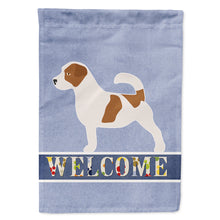 Load image into Gallery viewer, Jack Russell Terrier Welcome Flag Canvas House Size BB5511CHF