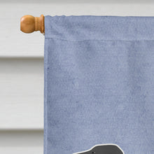 Load image into Gallery viewer, Black Labrador Retriever Welcome Flag Canvas House Size BB5512CHF